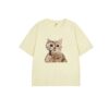 Cute Cat Yellow T-Shirt