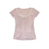 Lace Panelled Fitted Top