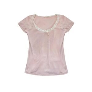Lace Panelled Fitted Top