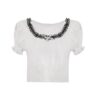 Bow Cropped T-Shirt