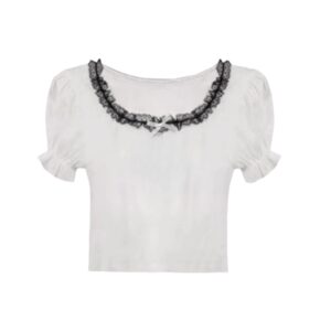 Bow Cropped T-Shirt